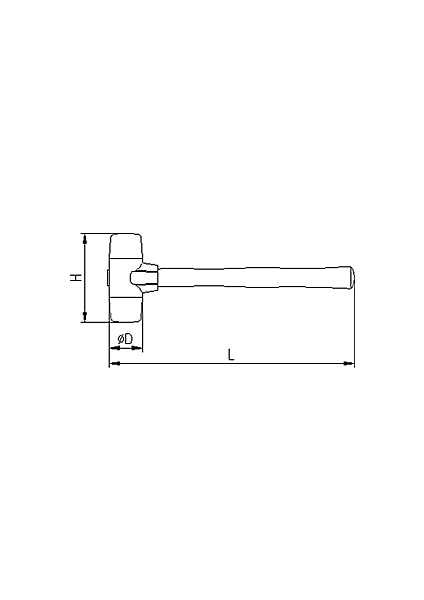 Izeltaş 5850 25 0030 Plastik Çekiç 30 mm