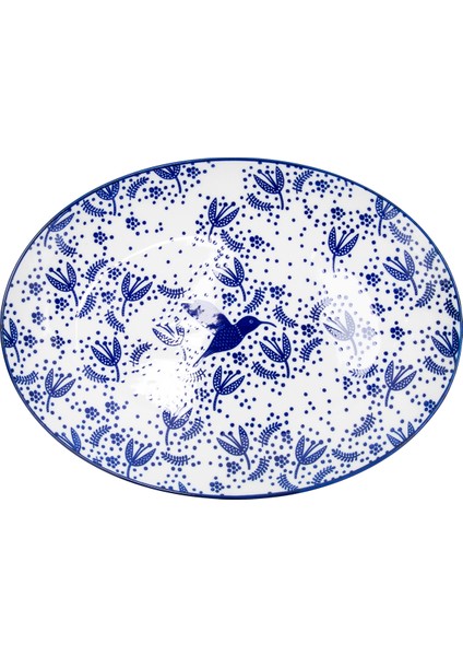 Azure Kayık Tabak 30 cm