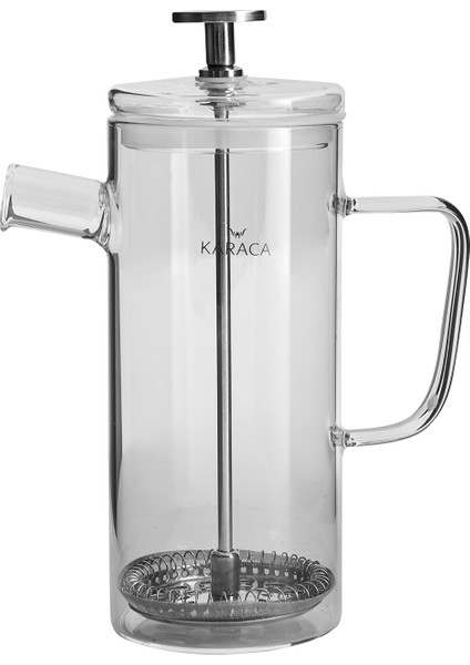 Coffee Bean Borosilikat Cam French Press Pinokyo 350 Ml