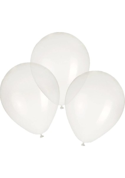 Partipan Pastel Şeffaf Balon 10'lu