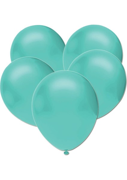 Partipan Pastel Balon Su Yeşili 10'lu