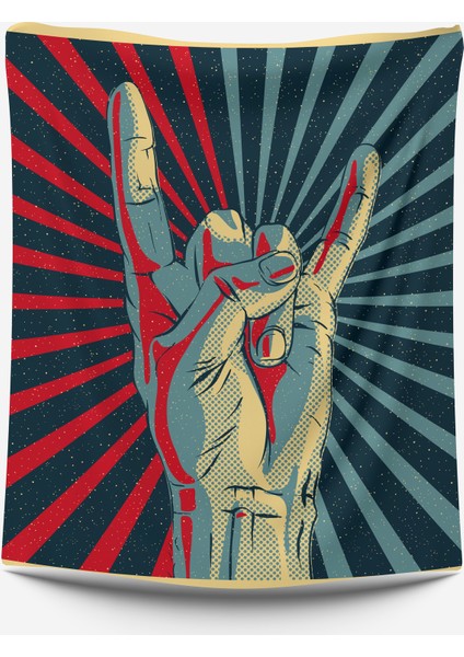 Duvar Örtüsü Rock Poster