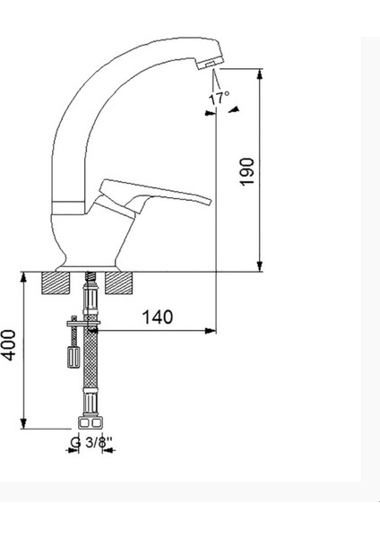 Beyaz Mermer Kırığı Desenli Eviye Bataryası