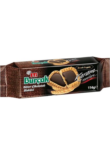 Burçak Bitter Çikolatalı Bisküvi 114 gr
