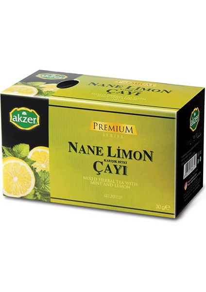 Nane Limonlu Çay 20 Süzen Poşet