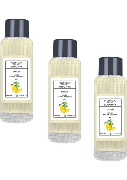 80 Derece Limon Kolonyası 400 ml Pet Şişe x 3 Adet fiyatları