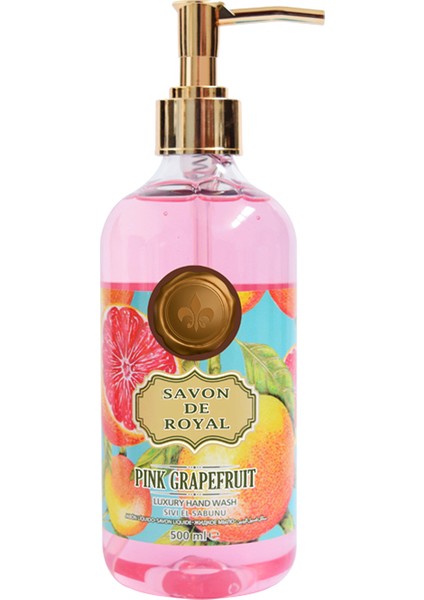 Savon De Royal Tropical Luxury Vegan Sıvı Sabun Pink Grapefruit 500 ml