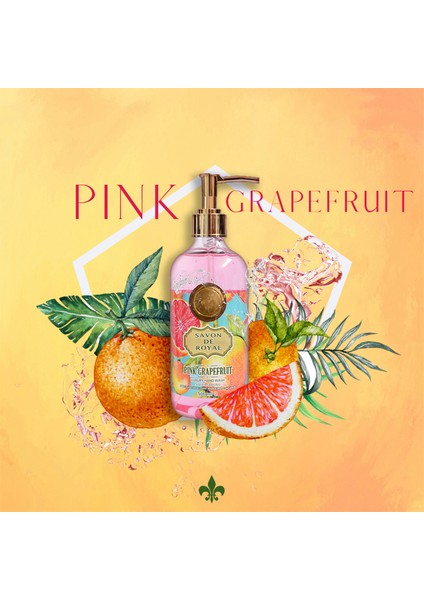 Savon De Royal Tropical Luxury Vegan Sıvı Sabun Pink Grapefruit 500 ml