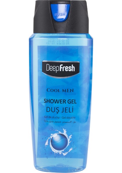 Pratik Kapaklı Duş Jeli Cool Men 500 ml