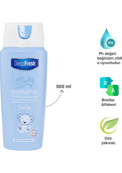 Bebek Şampuanı Cute Boy 500 ml