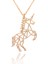 Origami Unicorn Gümüş Kolye 1