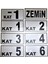Kat Numarası 8X15 cm Kendinden Yapışkanlı -1 Den 6 Ya 1