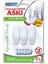 Iz Bırakmadan Sökülebilir Askı Beyaz Oval 3'lü 1
