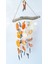 Renkli Deniz Kabuğu Sarkıtlı Doğal Ağaç Askılı El Yapımı Rüzgar Çanı 35x50 cm - RZG23 1