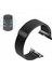 Apple Watch Uyumlu Milano Loop Çelik Kordon 40 mm Kayış Seri 6 Siyah 2