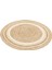 Juno Yuvarlak Jüt Halı Ech 01 R Natural White 3