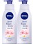 NIVEA Değerli Yağlar Içeren Vücut Losyonu Kiraz Çiçeği & Jojoba Yağı Normal / Kuru Ciltler,400 ml x2 Adet 1