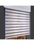 Zebra Perde Krem Kalın Hasır Bamboo 80 x 200 cm 3