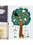 Zürafa Ağaç ve Kuşlar Çocuk Odası Dekorasyonu Duvar Sticker Duvar Süsü 1