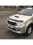 Toyota Hilux Ön Kaput Koruyucu Rüzgarlık Deflektör Akrilik ABS 4mm Parlak Siyah 2012-2015 5