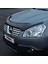 Nissan Qashqai Ön Kaput Koruyucu Rüzgarlık Deflektör Akrilik ABS 4mm Parlak Siyah 2007-2010 5