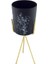 Mermer Desenli Tripod Saksı 2