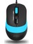 A4 TECH FM10 USB 1600dpi Optic Siyah/Mavi Mouse 1