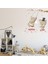 Kt Decoration Sonbaharda Sallanan Tedy Bear Çocuk Odası Duvar Sticker 3