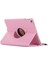 Apple İpad Mini 4 Kılıf 360 Dönebilen Standlı Case A1538 A1550 Açık Pembe 2