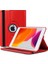 Apple İpad Mini 5 Kılıf 360 Dönebilen Standlı Case A2133 A2124 A2125 A2126 Kırmızı 2