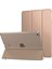 Apple iPad Pro 9.7 2016 Kılıf PU Deri Smart Standlı Case A1673 A1674 A1675 Gold 1