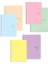 Pastel A4 100 Yaprak Spiralli Pp Kapak Defter Seti - 3 Kareli + 3 Çizgili 6'lı 1