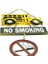 Dekoratif Metal Okul Otobüsü Kapı ve Duvar Süsü No Smoking 2