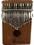 Kalimba + Türkçe Eğitim Videosu ve 200 Şarkı Notası - Kahverengi 2