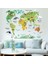 Kt Decoration Çocuk Odası Dekoru Hayvanlı Dünya Haritası Atlas Duvar Sticker 1