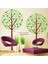 Kt Decoration Kalp Yapraklı Ağaç Pvc Duvar Sticker 1