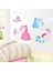 Kt Decoration Prenses Unicorn Tay Pony Bebek ve Kız Çocuk Odası Duvar Sticker 3