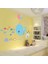 Kt Decoration Rengarenk Balıklar Çocuk ve Bebek Odası Pvc Duvar Sticker 4