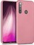 Xiaomi Redmi Note 8 Kılıf Liquid Içi Kadife Tam Koruma Silikon Açık Pembe 2