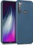 Xiaomi Redmi Note 8 Kılıf Liquid Içi Kadife Tam Koruma Silikon Lacivert 2