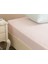 Düz Pamuklu Tek Kişilik Çarşaf 160x240 cm Toz Pembe 1