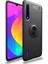 Xiaomi Mi 9 Lite Kılıf Selfie Yüzüklü Tutuculu Esnek Silikon Rvl 1