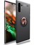 Samsung Galaxy Note 10 Kılıf Selfie Yüzüklü Standlı Silikon Rvl 1