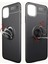 Apple iPhone 12 Mini Kılıf 5.4 inç Selfie Yüzüklü Esnek Silikon Siyah Rvl 4
