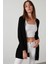 % 100 Soft Akrilik Triko Örme Uzun Hırka Kadın HIRKA 4615044 1