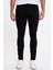 Carlo Skinny Fit Düşük Bel Dar Paça Siyah Jean Pantolon R8763AZ20AU 1
