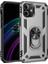 Apple iPhone 12 5.4 Kılıf Shock5.4of Yüzük Tutuculu Vega Gri 1
