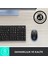 M191 Büyük Boy USB Alıcılı 1.000 DPI Kablosuz Mouse - Mavi 4