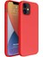 Apple iPhone 12 Kılıf Groovy Soft Kırmızı 1