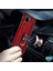Huawei Honor 9s Kılıf Military Ring Holder Kırmızı 3